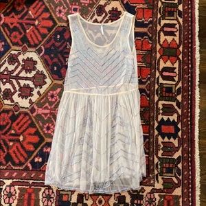 Sheer Beaded Free People Dress